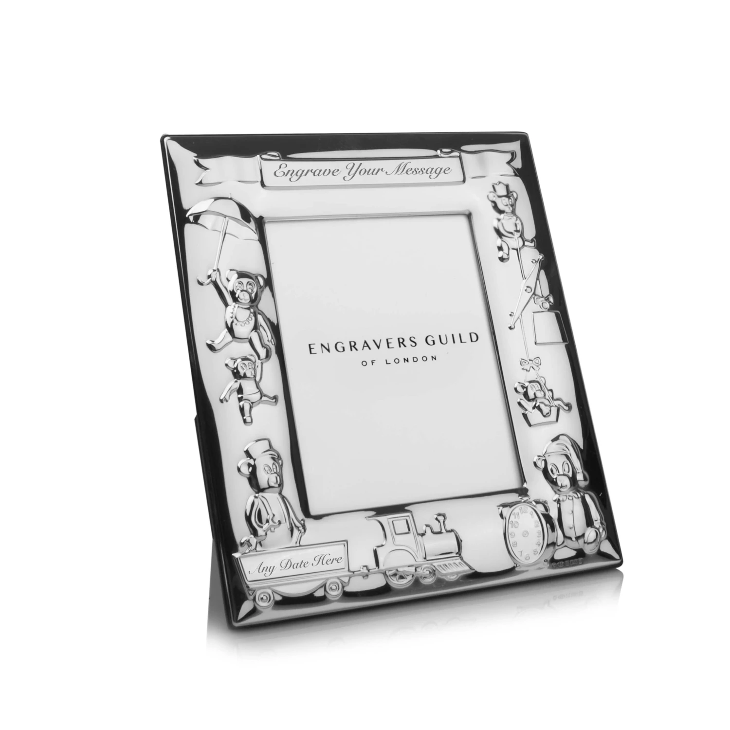 Solid Silver Christening Photo Frame – 4×3 5 Solid Silver Christening Photo Frame – 4×3 - Image 3