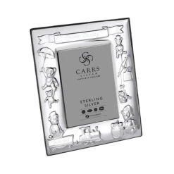 Solid Silver Christening Photo Frame – 4×3