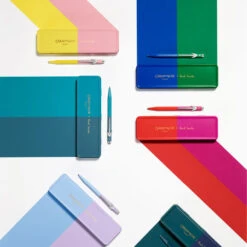 Paul Smith X Caran D’Ache Two Tone Pen – Blue -Fashion Accessories CaranDachePen