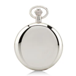 Double Hunter Skeleton Pocket Watch – Silver -Fashion Accessories Clewley Pocket Watch Silver Engraved
