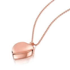 Heart Urn Ashes Necklace – Rose Gold -Fashion Accessories DCPD 1779 RGP 4