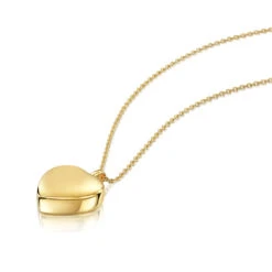 Heart Urn Ashes Necklace – Gold -Fashion Accessories DCPD 1779 YG 3
