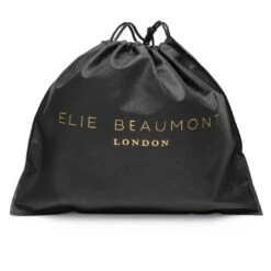 Personalised Leather Crossbody Bag – Mint/Champagne Stripe -Fashion Accessories DustBag 6