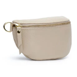 Personalised Leather Sling Bag – Stone -Fashion Accessories EB Slingbag Stone 3