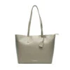 Personalised Leather Tote Bag – Light Grey -Fashion Accessories EB Tote Light Grey