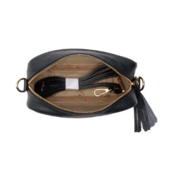 Personalised Leather Crossbody Bag – Navy/Blue Diamond -Fashion Accessories EBNavy Blue Diamond 4 1