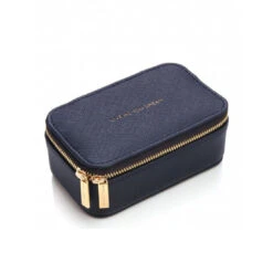 Estella Bartlett Personalised Navy Jewellery Box – Mini