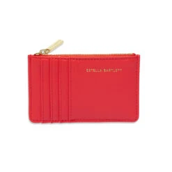 Estella Bartlett Personalised Coral Card Purse