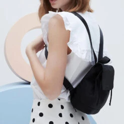 Personalised Black Nylon Mini Copperfield Bag -Fashion Accessories EBP3926 1