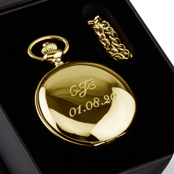 Double Hunter Skeleton Pocket Watch – Gold 5 Double Hunter Skeleton Pocket Watch – Gold - Image 3
