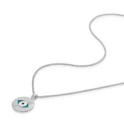 Eye Of Providence Men’s Necklace – 925 Solid Silver 10 Eye Of Providence Men’s Necklace – 925 Solid Silver -Fashion Accessories Eye of Providence Flat Silver SP09650A