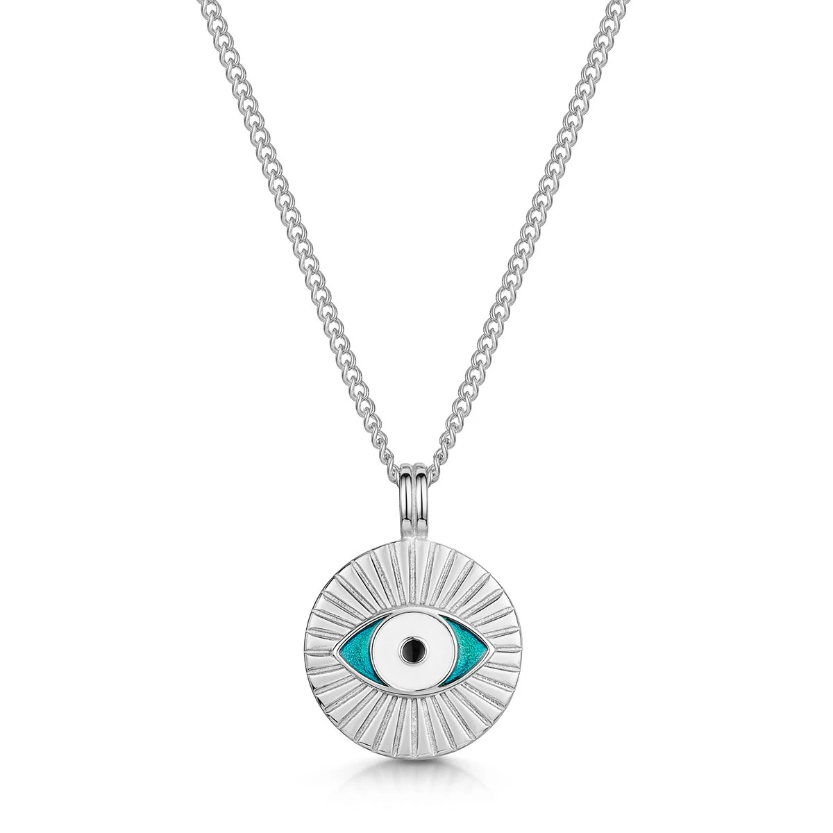 Eye Of Providence Men’s Necklace – 925 Solid Silver 3 Eye Of Providence Men’s Necklace – 925 Solid Silver