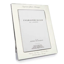 Personalised Silver Plated Photo Frame – 5×7