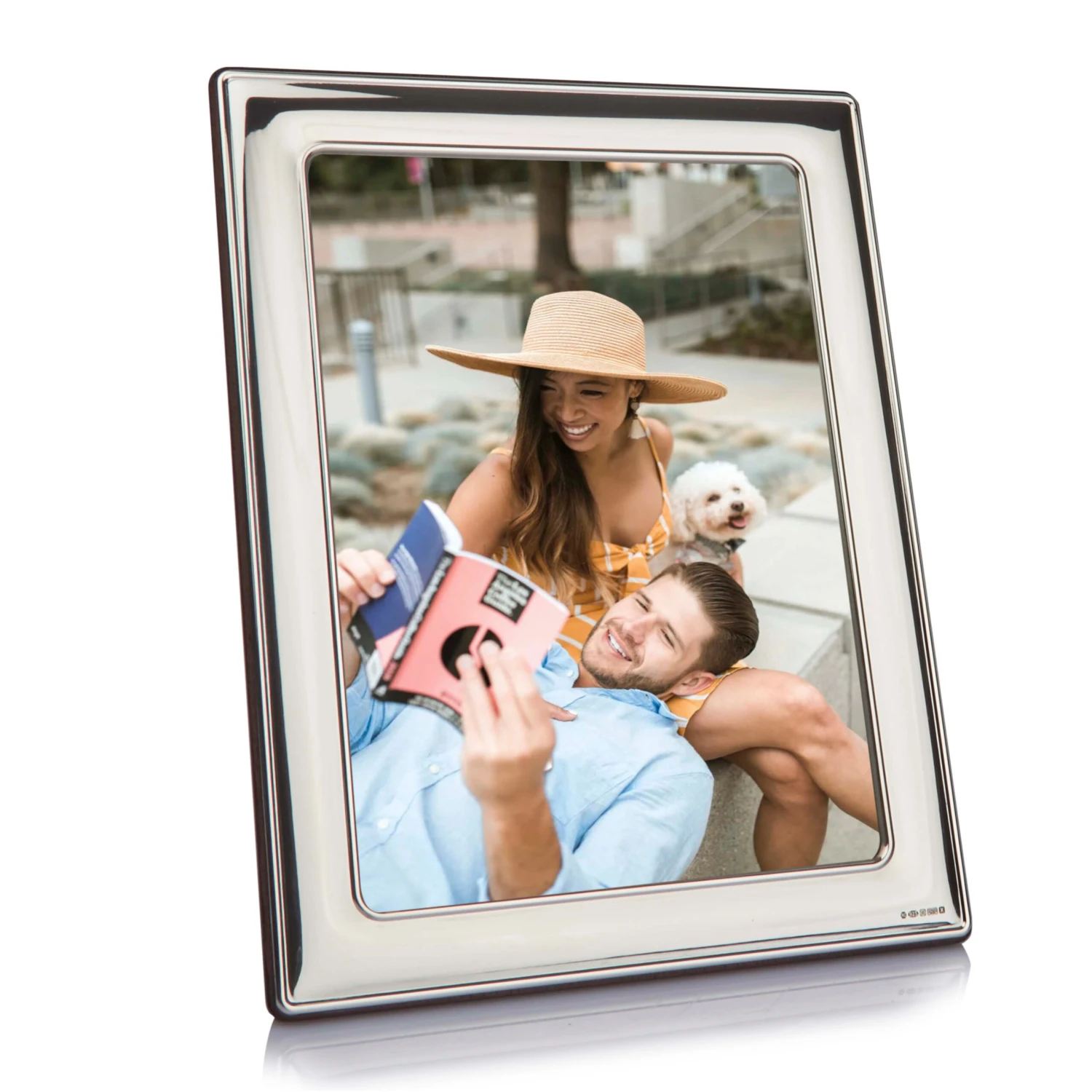 Solid Silver Classic Photo Frame – 5×7 7 Solid Silver Classic Photo Frame – 5×7 - Image 5