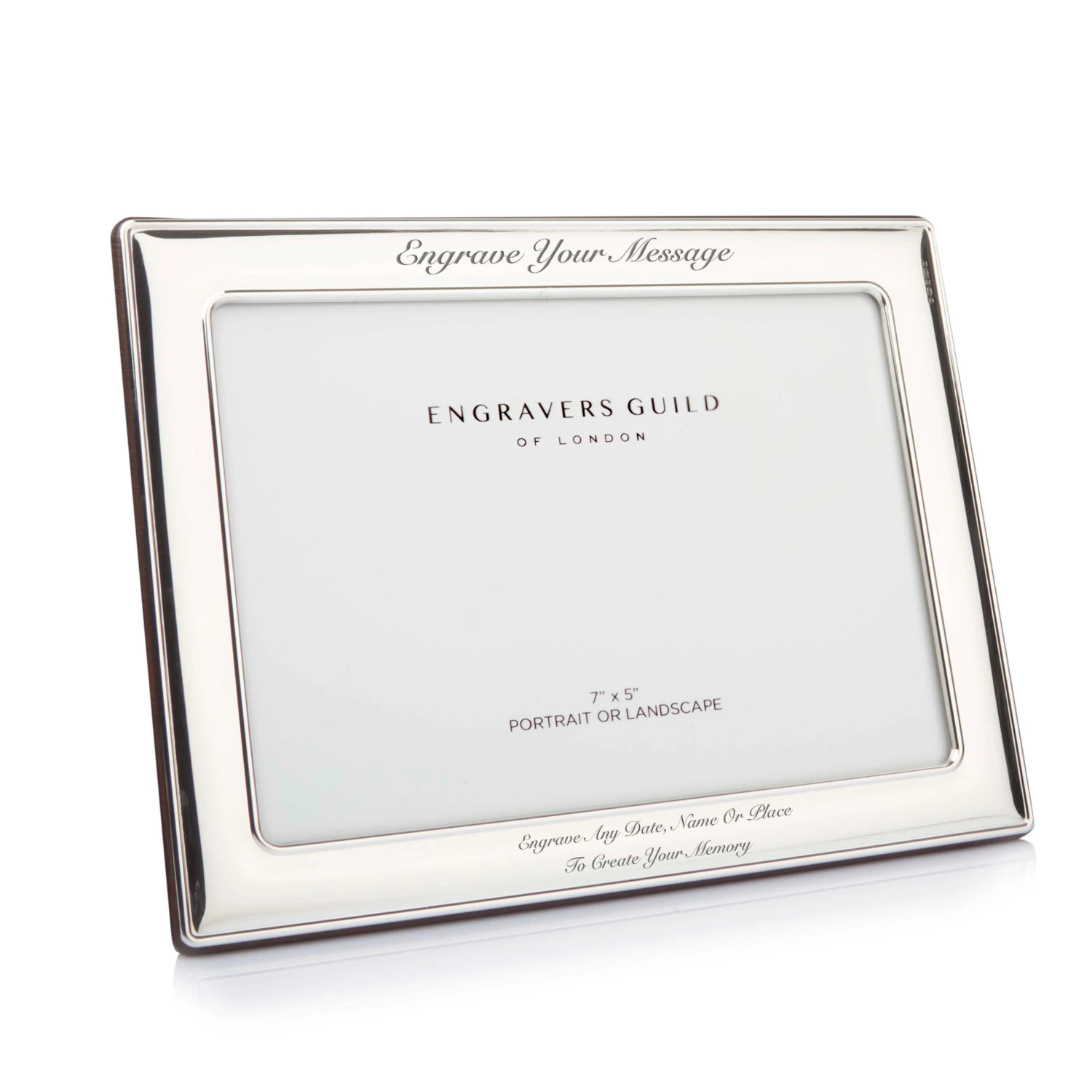 Solid Silver Classic Photo Frame – 5×7 5 Solid Silver Classic Photo Frame – 5×7 - Image 3