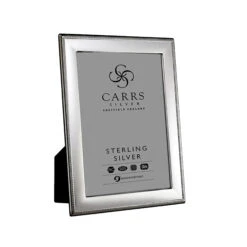Solid Silver Bead Photo Frame – 4×6