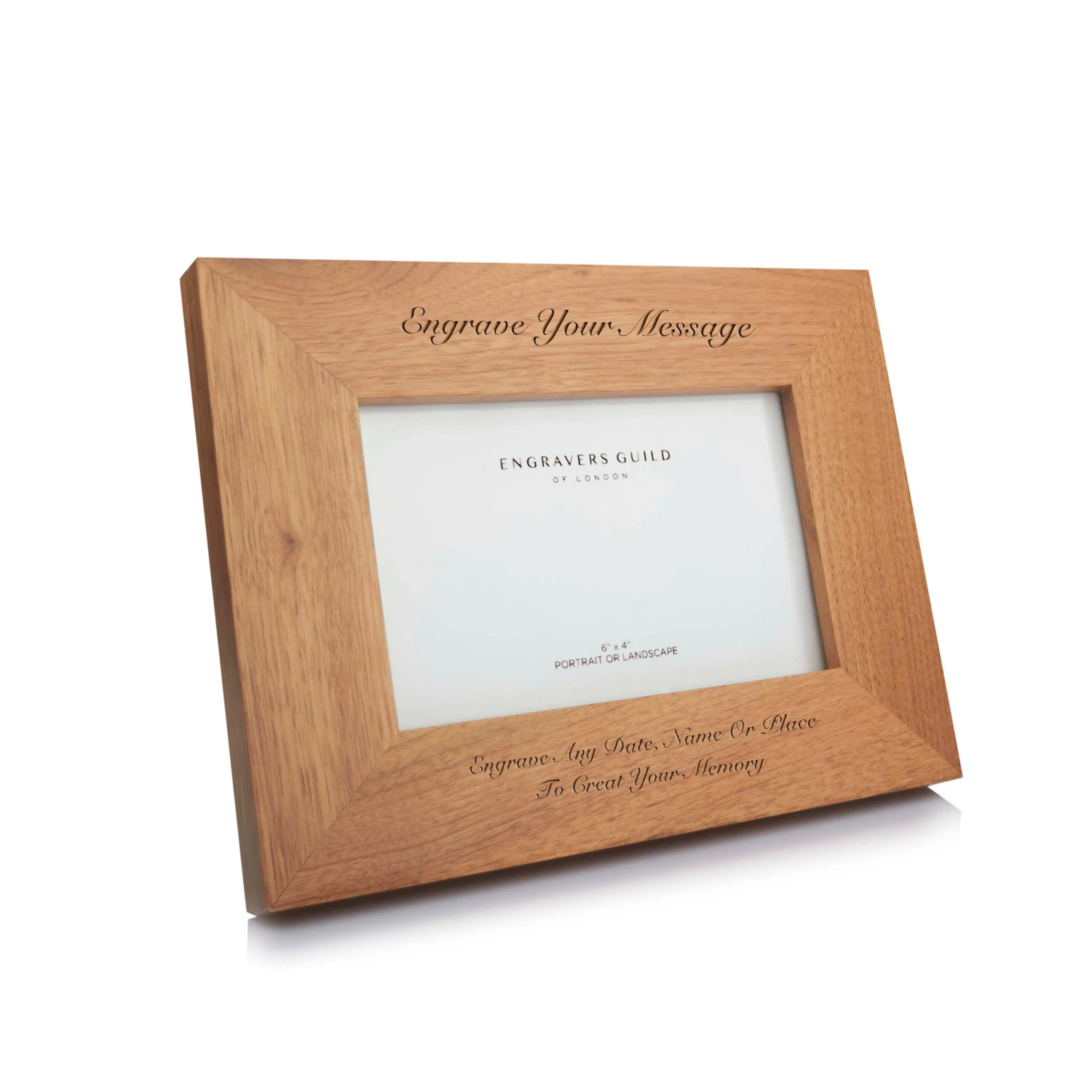 Personalised Light Oak Photo Frame – 4×6 5 Personalised Light Oak Photo Frame – 4×6 - Image 3