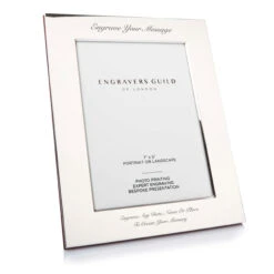 Solid Silver Wide Modern Photo Frame – 5×7 11 Solid Silver Wide Modern Photo Frame – 5×7 -Fashion Accessories FWPR4 W BX SS 2 scaled 1