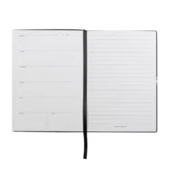 Hugo Boss Diary Notebook – Black A5 -Fashion Accessories HNH124AA 1