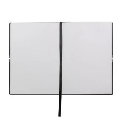 Hugo Boss Notebook – Plain Black A5 -Fashion Accessories HNH124AP 2