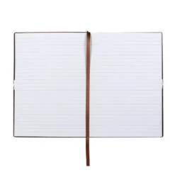 Hugo Boss Notebook – Lined Brown A5 -Fashion Accessories HNH124ZL 2