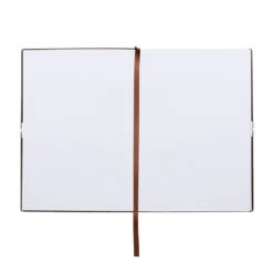 Hugo Boss Notebook – Plain Brown A5 -Fashion Accessories HNH124ZP 1