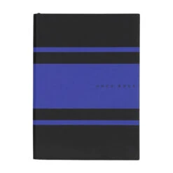 Hugo Boss Gear Lined Notebook – Blue A5