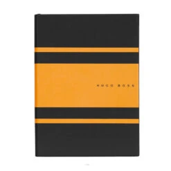 Hugo Boss Gear Lined Notebook – Yellow A5