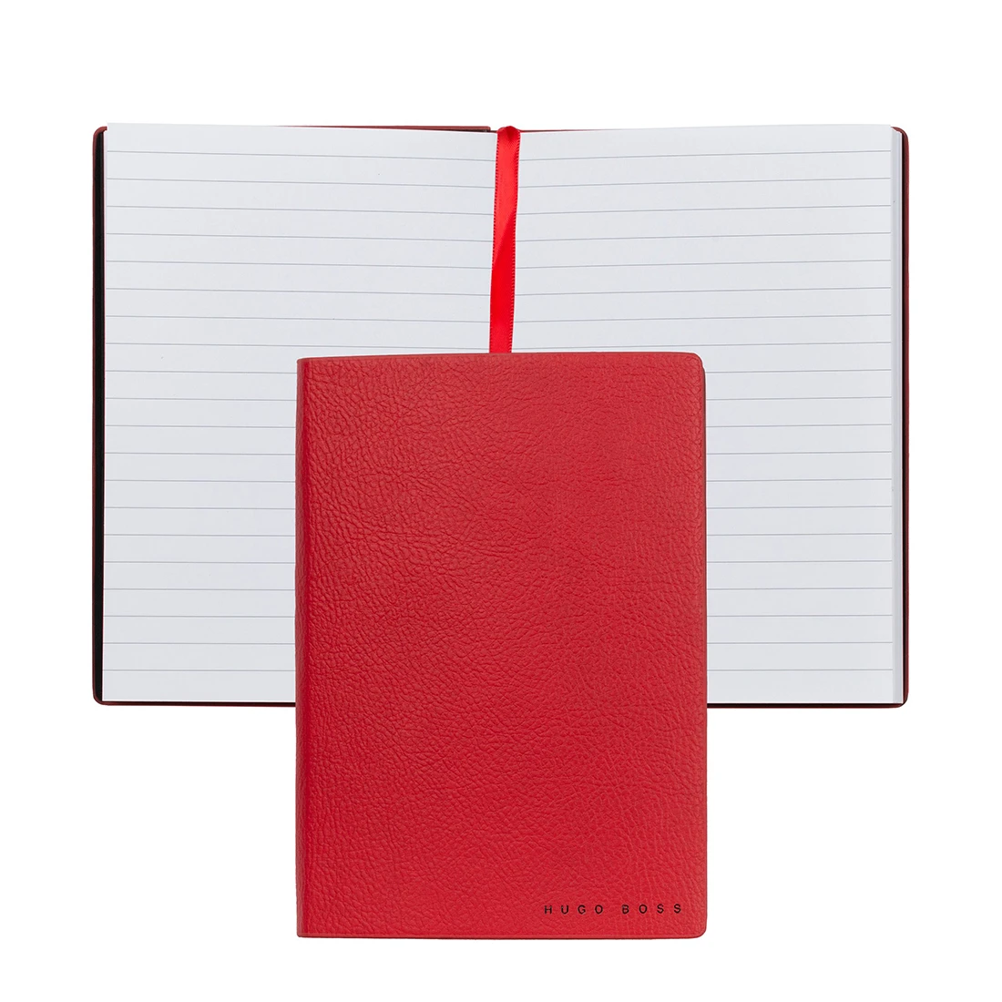 Hugo Boss Lined Notebook – Red A6 4 Hugo Boss Lined Notebook – Red A6 - Image 2