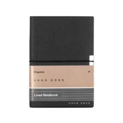Hugo Boss Notebook – Lined Black A6 -Fashion Accessories HNM124AL 2