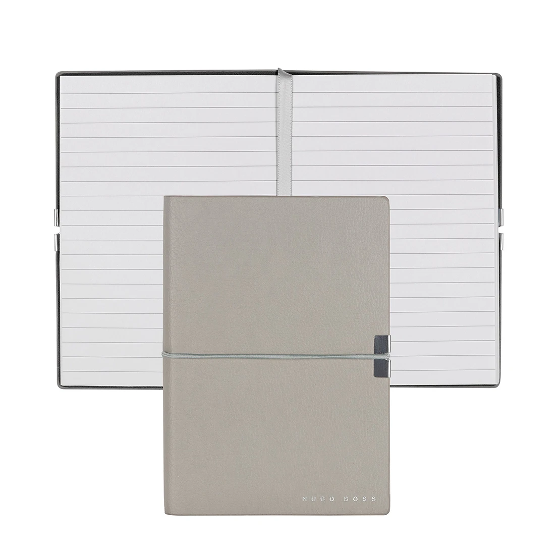 Hugo Boss Notebook – Lined Grey A6 4 Hugo Boss Notebook – Lined Grey A6 - Image 2