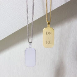 Octagonal Dog Tag Men’s Necklace – 925 Solid Silver 12 Octagonal Dog Tag Men’s Necklace – 925 Solid Silver -Fashion Accessories Hexaganol Dog Tag Lifestyle SP09372A 1