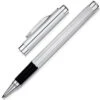 Engine-Turned Silver Rollerball Pen -Fashion Accessories Icknield Rollerball Without Cap