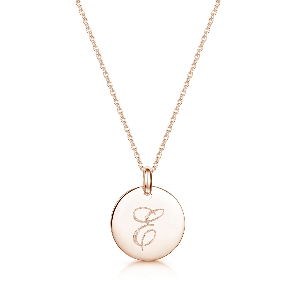 Initial & Message Personalised Necklace – Rose Gold 7 Initial & Message Personalised Necklace – Rose Gold - Image 5