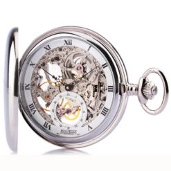 17 Jewel Skeleton Pocket Watch