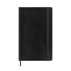 Moleskine Soft Cover Leather Classic Notebook – Black Large