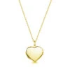Little Gold Heart Personalised Locket -Fashion Accessories Little heart locket gold front