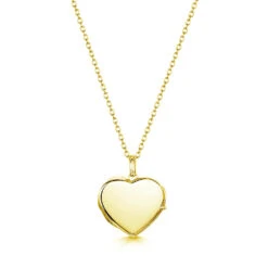 Little Gold Heart Personalised Locket