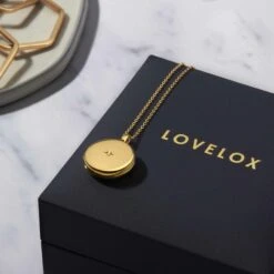 Diamond Round Engraved Locket – Gold 16 Diamond Round Engraved Locket – Gold -Fashion Accessories Lovelox New Blue Box and Locket Packaging square crop studio mq scaled 1