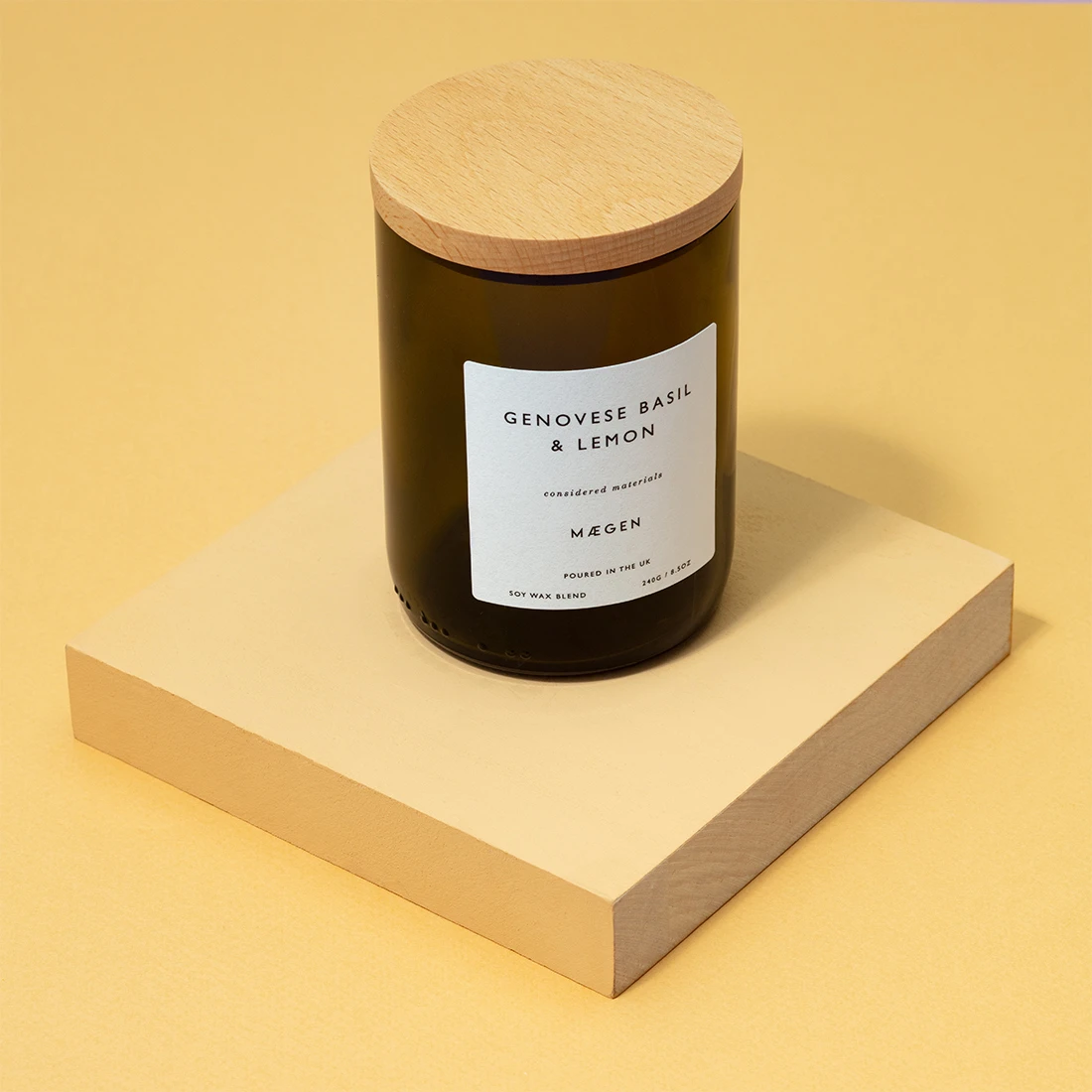 Personalised Orchard Candle – Genovese Basil And Lemon 5 Personalised Orchard Candle – Genovese Basil And Lemon - Image 3