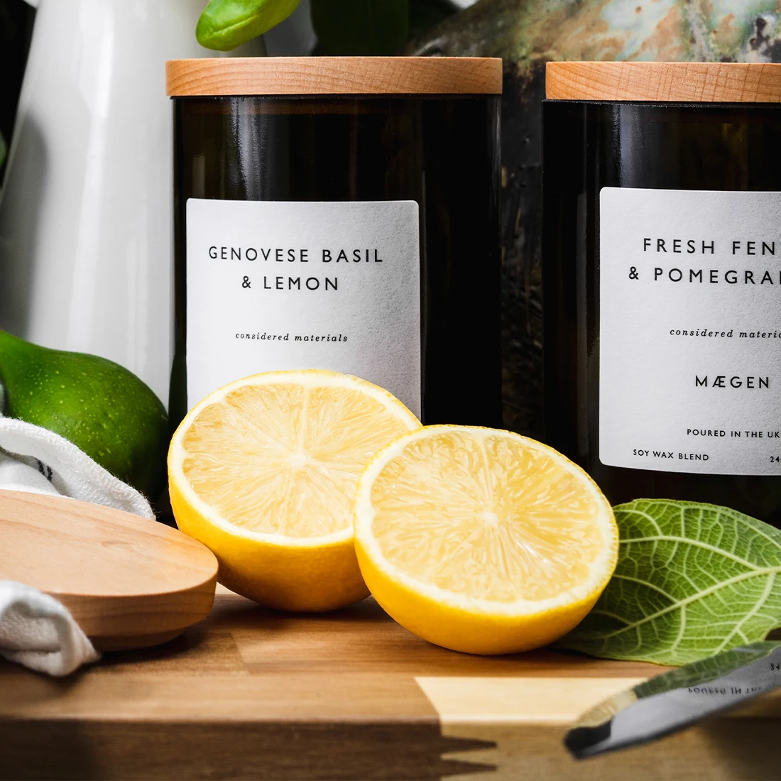 Personalised Orchard Candle – Genovese Basil And Lemon 7 Personalised Orchard Candle – Genovese Basil And Lemon - Image 5