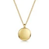 Menβs Round Drum Urn Ashes Necklace β Gold 1 Menβs Round Drum Urn Ashes Necklace β Gold -Fashion Accessories MENS CHAIN DCPD 1780 YGP Hero