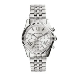 Ladies Michael Kors Lexington Silver Watch