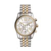 Ladies Michael Kors Lexington Silver & Gold Watch -Fashion Accessories MK5955 front