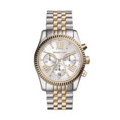 Ladies Michael Kors Lexington Silver & Gold Watch