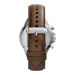 Michael Kors Men’s Leather Strap Watch -Fashion Accessories MK8362 reverse