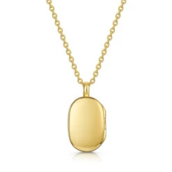 Men’s Small Howlite Dog Tag Locket – Gold 21 Men’s Small Howlite Dog Tag Locket – Gold -Fashion Accessories Mens Small Malachite Dog Tag Locket Back Gold 1 2