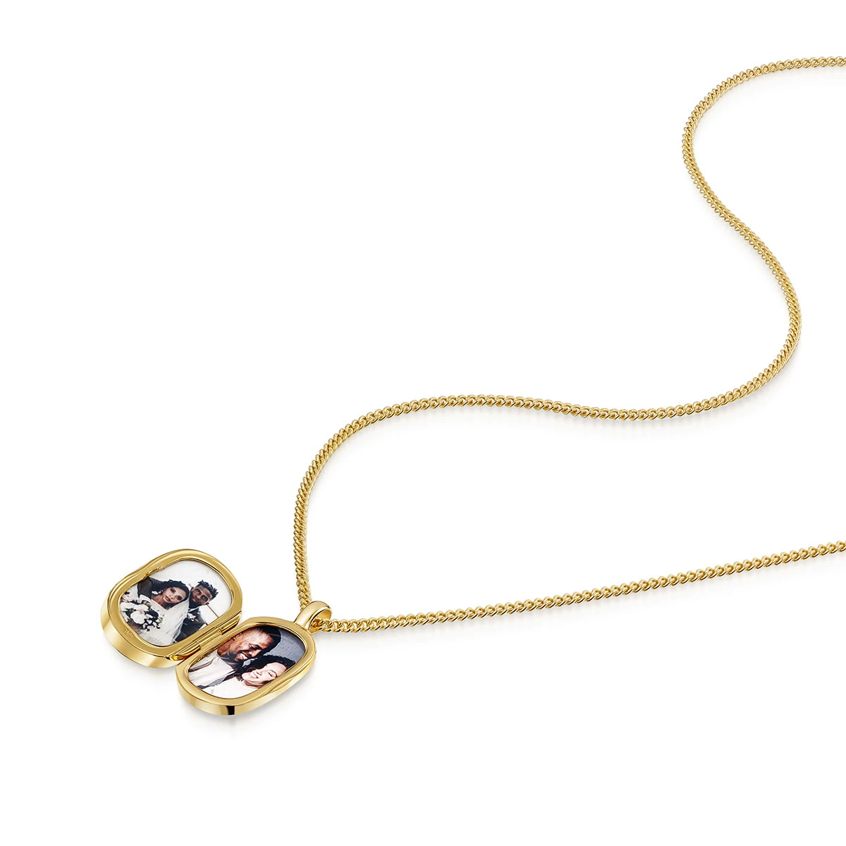 Men’s Small Onyx Dog Tag Locket – Gold 10 Men’s Small Onyx Dog Tag Locket – Gold - Image 8