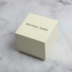 Michael Kors Extra Large Gold Mens Engraved Watch -Fashion Accessories Michael Kors Box Packaging scaled 1