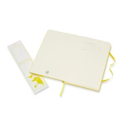 Moleskine Classic Notebook – Jaune Extra-Large -Fashion Accessories Moleskine notebook large dandelion open